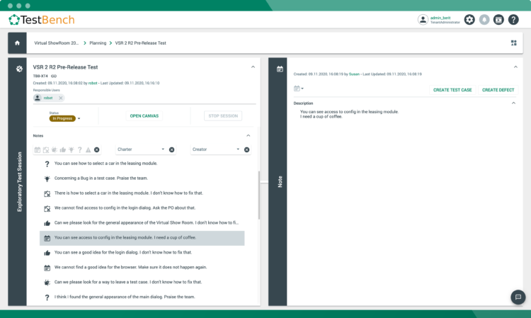 Exploratory Testing - Screenshot Review Results