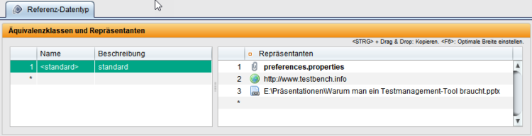 Referenzdatentypen ermöglichen, dass Referenzen als Repräsentanten erfasst werden können.